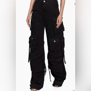 NWT- Attico Grrn Cargo Pants. Size 27